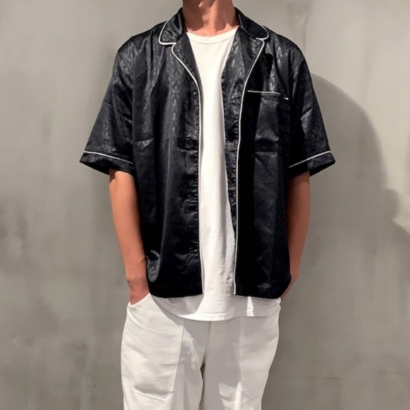 Adidas Graphics Monogram Shirt. Trefoil All Over Print. Black. New With Tags. - Picture 1 of 16